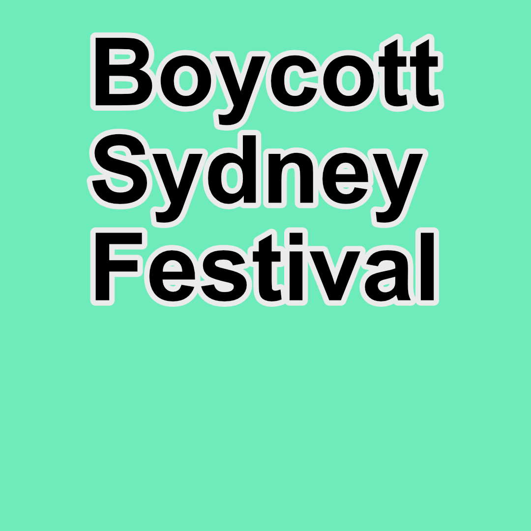 Boycott Sydney Festival 3CR Community Radio